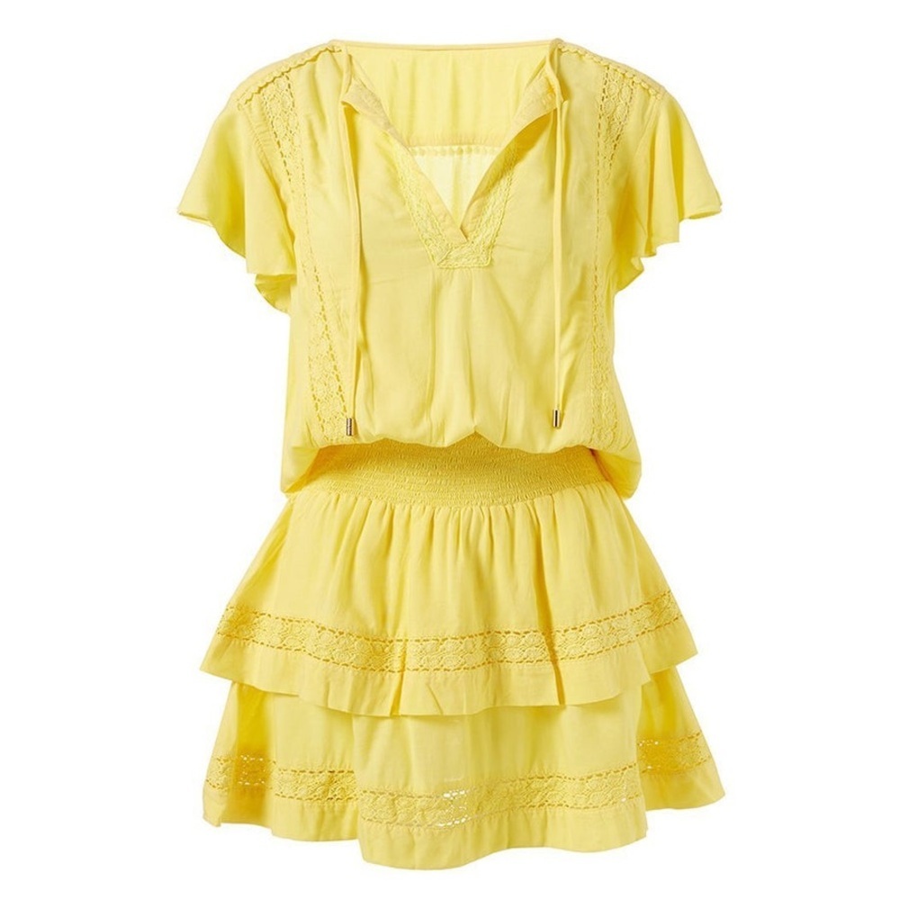 Melissa Odabash Yellow GEORGIE YELLOW DRESS - Picture 4 of 11